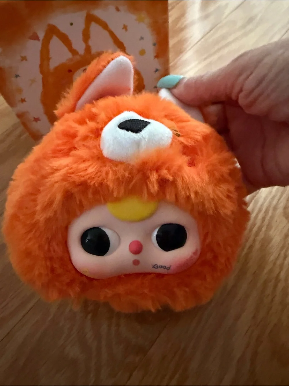 Plush Small Pets Toy — Orange Variant